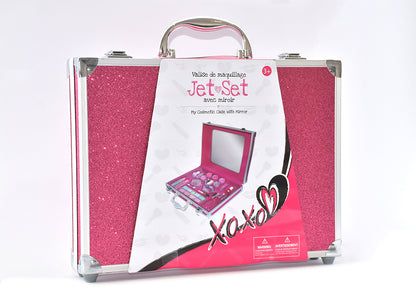 XOXO- Jet-set makeup suitcase with mirror