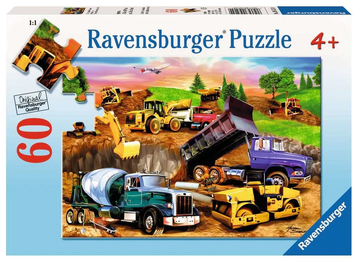 Puzzle - The construction site 60pcs