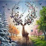 Ravensburger - Puzzle - Magical Deer and Four Seasons 50th Anniversary Edition - 1000 pieces