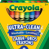 Crayola - 8 crayons de cire lavables