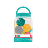 Ludi - Bucket of sensory balls 8 pieces