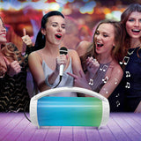 Lexibook - Portable luminous bluetooth speaker with iParty microphone