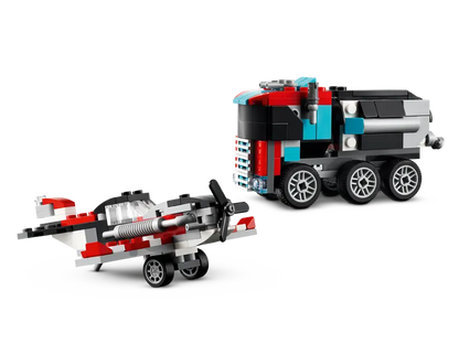 Lego - Creator - Flatbed truck with helicopter