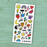 Temporary tattoos - Summer doodles