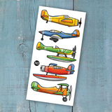 Temporary tattoos - Airplanes