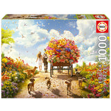 Educa - 1000 piece puzzle - Flower transport