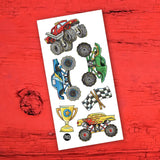 Temporary tattoos - Monster trucks