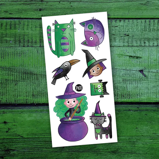 Pico - Temporary Tattoos - Frankenchat and the Witches