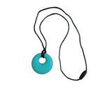 FDMT - Chew Pendant - Turquoise Circle