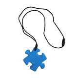 FDMT - Chew Pendant - Blue Puzzle