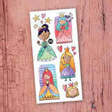 Pico - Temporary Tattoos - Miss Princess and her friends