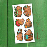 Pico - Temporary Tattoos - The Peaceful Capybaras