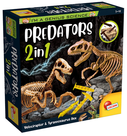 Lisciani - I'm a Genius - Predators 2 in 1