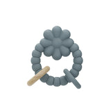 Label Label - Flower Teething Ring - Blue