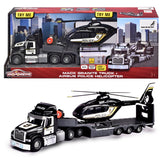 Majorette - Mack Truck + Police Helicopter