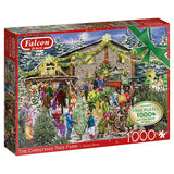 Falcon - Puzzle - The christmas tree farm 2x1000 pieces