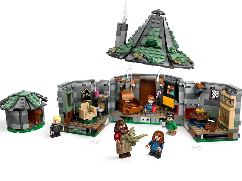 Harry Potter Hagrid s Hut Unexpected Visit LEGO Little Attic Grenier des Petits