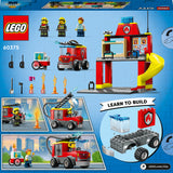 Lego City - Fire station and fire truck