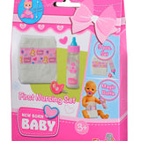 New Born Baby - Set diapers and bottle