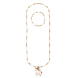 Magical Unicorn Necklace and Bracelet Set