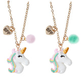 Unicorn Best Friends Necklace Set