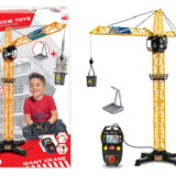 Dickie - Giant remote-controlled crane with wire 100 cm