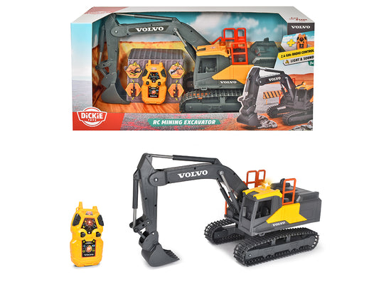 Dickie - RC Volvo excavatrice minière S&L 60cm