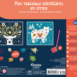 Auzou - Ma pochette d'artiste - Mes tableaux scintillants en strass