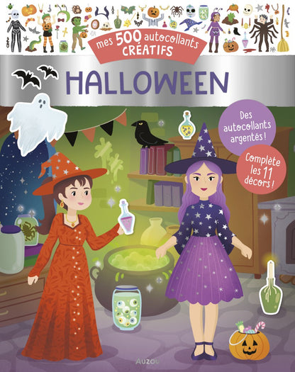 Auzou - My 500 creative stickers - Halloween