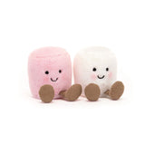 Jellycat - Amuseables Marshmallows Pink and White Plush