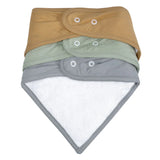 Perlimpinpin - Set of 3 small bamboo bibs