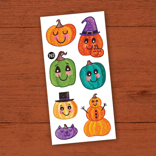 Temporary tattoos - Autumn and its beautiful pumpkins