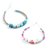 Djeco - Alphabet beads/Silver