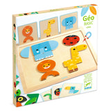 Djeco - GeoBasic wooden magnetic game