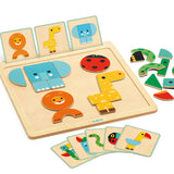 Djeco - GeoBasic wooden magnetic game