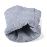 L&P Apparel mid-season cotton mittens in gray