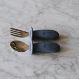 Micasso & Co. - Silicone and metal spoon and fork set