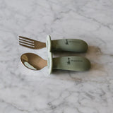 Micasso & Co. - Silicone and metal spoon and fork set