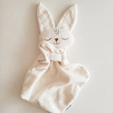 Veille sur toi - Sleeping Baby Rabbit Comforter, Natural