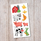 Temporary tattoos - My day on the farm