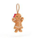 Jellycat - Plush - Ruby Festive Gingerbread Ornament