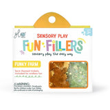 Glo Pals - Fun Fillers pour bocal sensoriel lumineux - Funky Farm