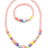 Great Pretenders - Pearly Pastel Necklace and Bracelet Set