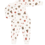 Perlimpinpin - 2-piece bamboo pajamas - Biscuits