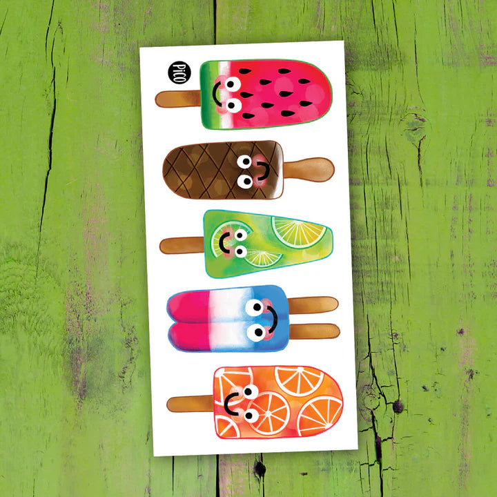 Temporary tattoos - Colorful pops