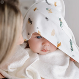 Perlimpinpin - Bamboo hooded towel - Prairies