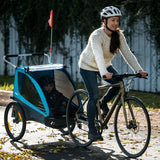 Thule -  Double chariot - Coaster XT - Noir