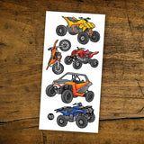 Temporary tattoos - Monster trucks