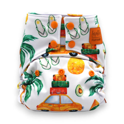 Les Petites Foufounes - Washable diaper - Unforgettable vacations FP 