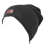 L&P Apparel - 2 in 1 cotton beanie - Charcoal